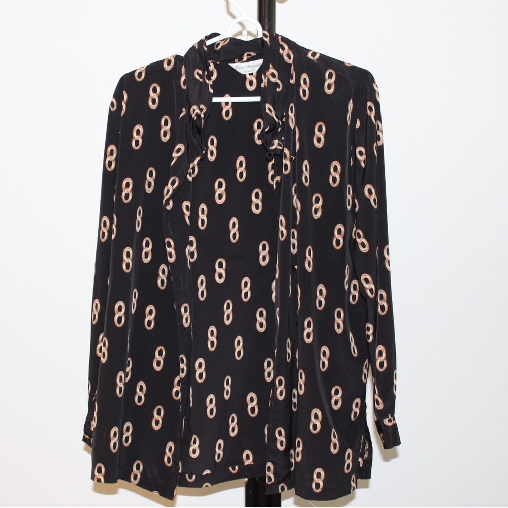 Vintage Satin Blouse